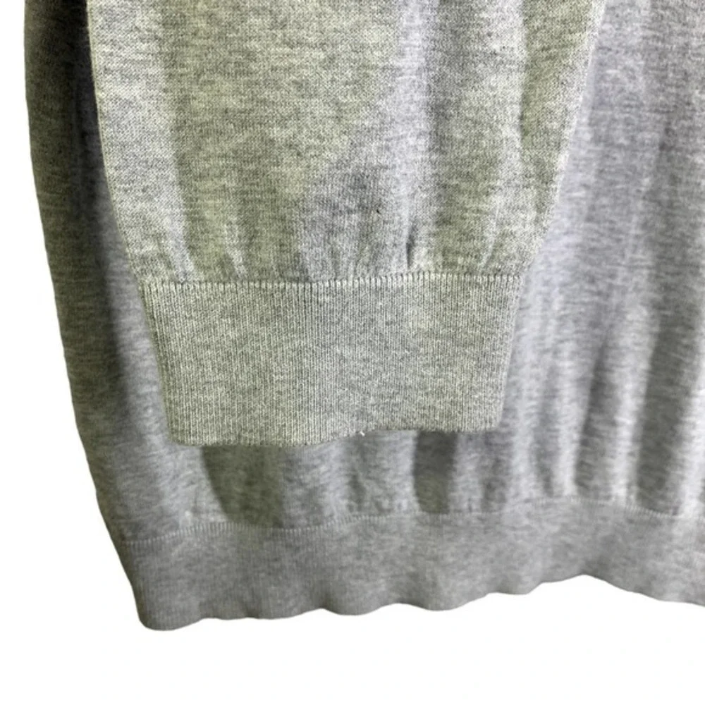 BANANA REPUBLIC Gray V-Neck Pullover Sweater‎